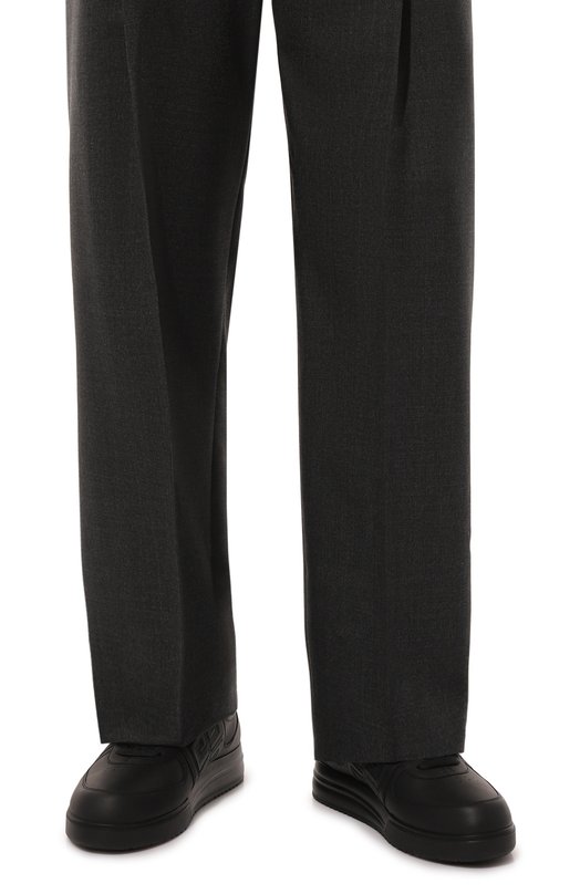 Кожаные кеды G4 Givenchy BH007W Чёрный  BH007W Фото 3