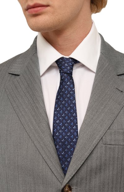 Шелковый галстук CANALI, арт. 18/HJ03817, фото 2