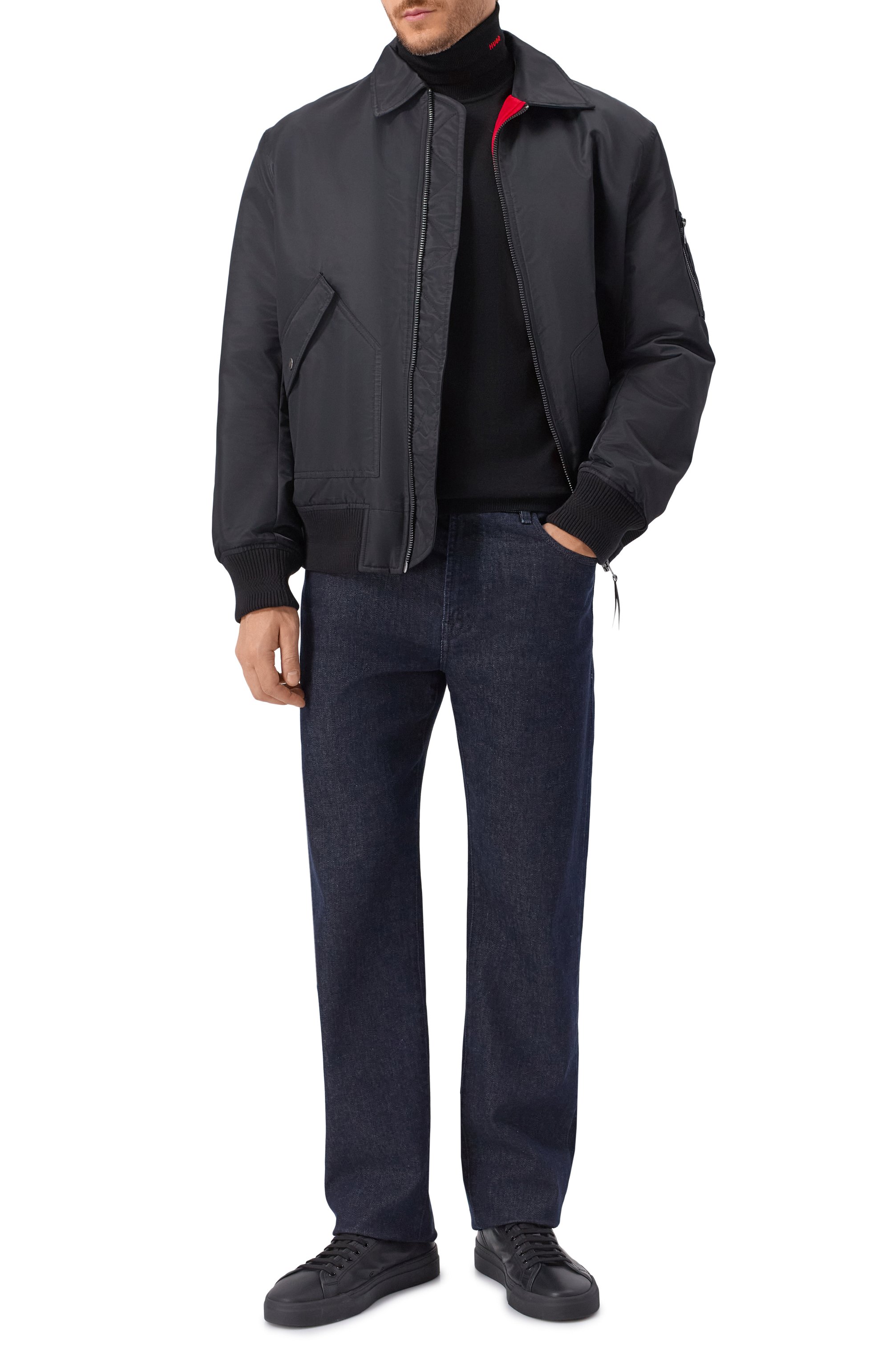 Шерстяная водолазка HUGO, арт. 50474174, фото 2