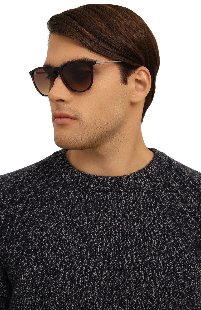 Женские солнцезащитные очки RAY-BAN коричневого цвета, арт. 4171-865/13 | Фото 3 (Статус проверки: Проверена категория, Требуются правки; Тип очков: С/з; Региональные ограничения белый список (Axapta Mercury): RU, Не проставлено; Нос: Не проставлено; Кросс-КТ: С/з-унисекс; Материал: Металл; Очки форма: Круглые; Оптика Гендер: оптика-унисекс)