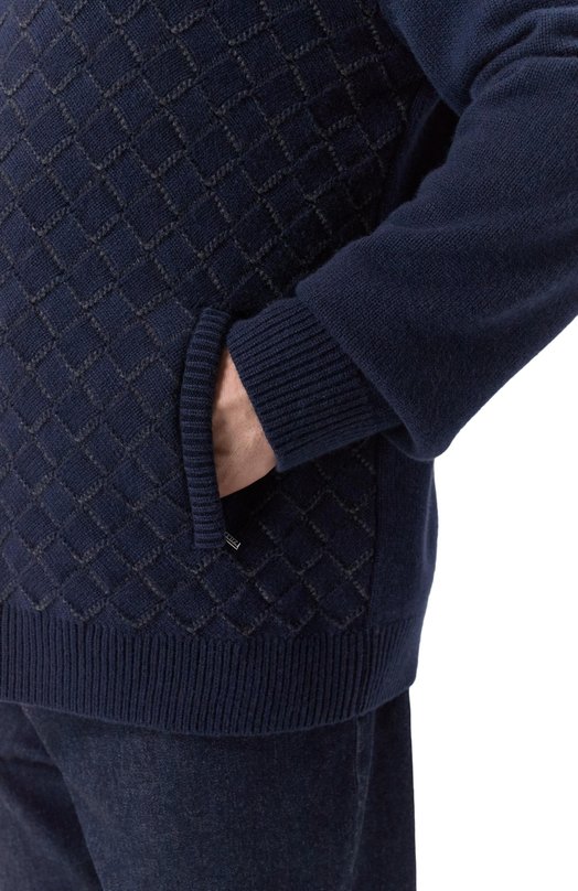 Кашемировый кардиган Zilli KZMC01M0320VTARS0 Синий  KZMC01M0320VTARS0 Фото 5