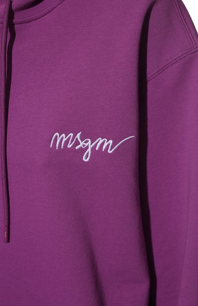 Хлопковое худи MSGM, арт. 3242MDM201 227299, фото 5