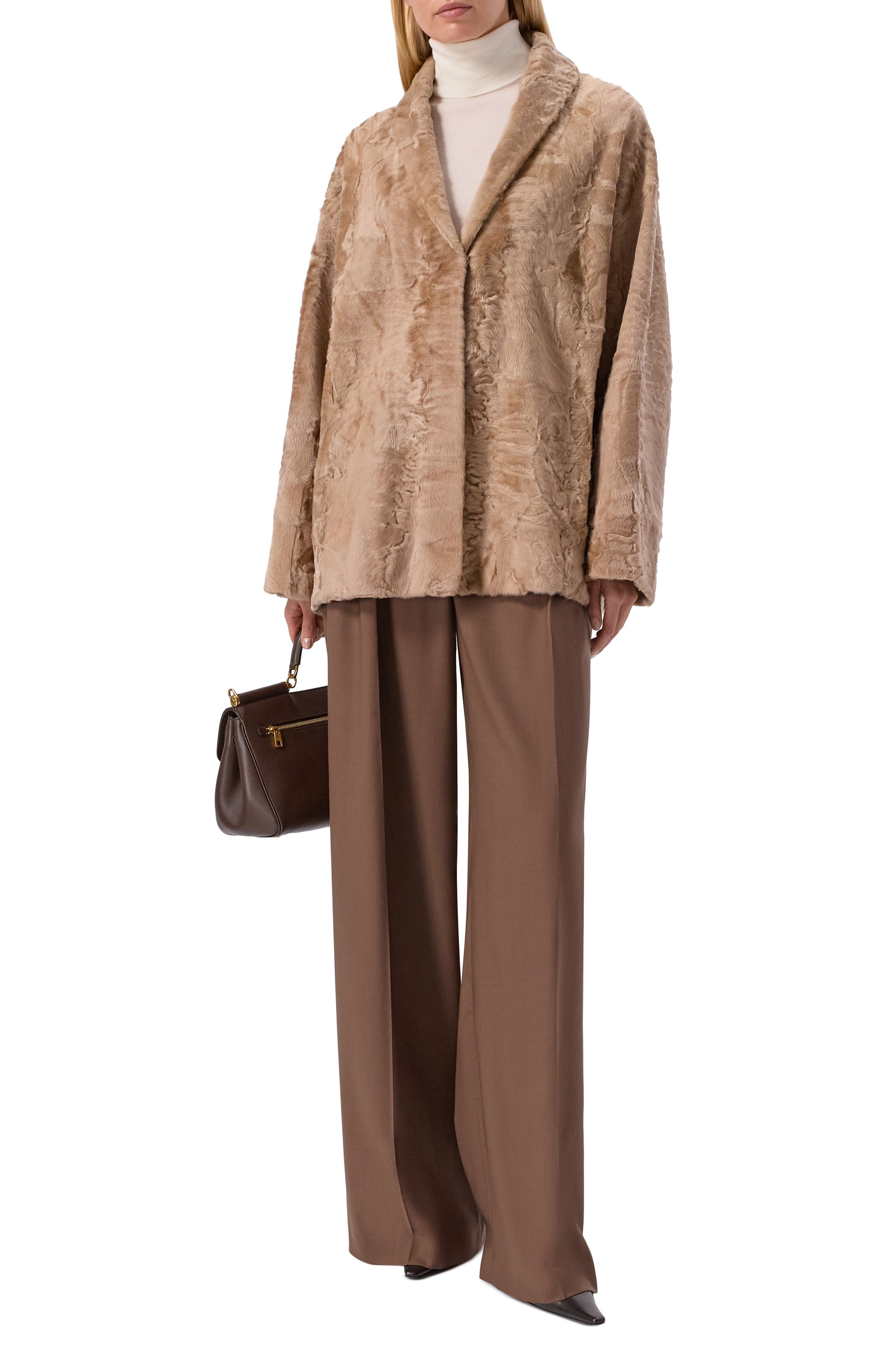 Шуба из ягненка GIULIA GURMAN, арт. 2501SP44, фото 2