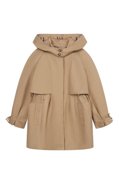 Хлопковый плащ BURBERRY, арт. 8117281