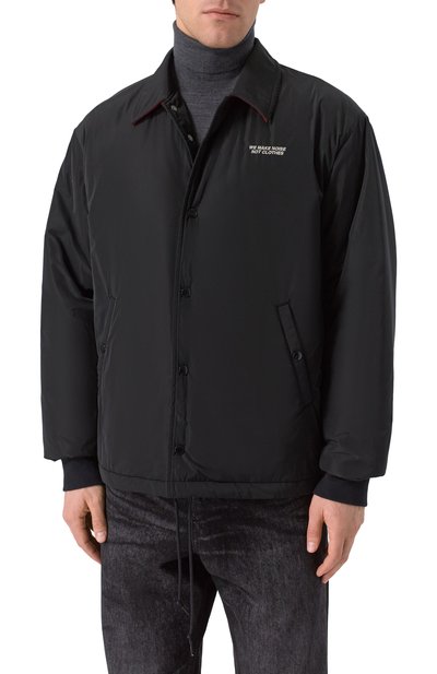 Утепленная куртка-рубашка UNDERCOVER черного цвета по цене 88600 руб., арт. UP2E4206, фото 3 Утепленная куртка-рубашка UNDERCOVER, арт. UP2E4206, фото 3