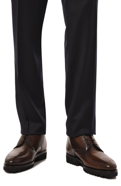 Кожаные ботинки KITON, арт. USSA173N0010107, фото 3