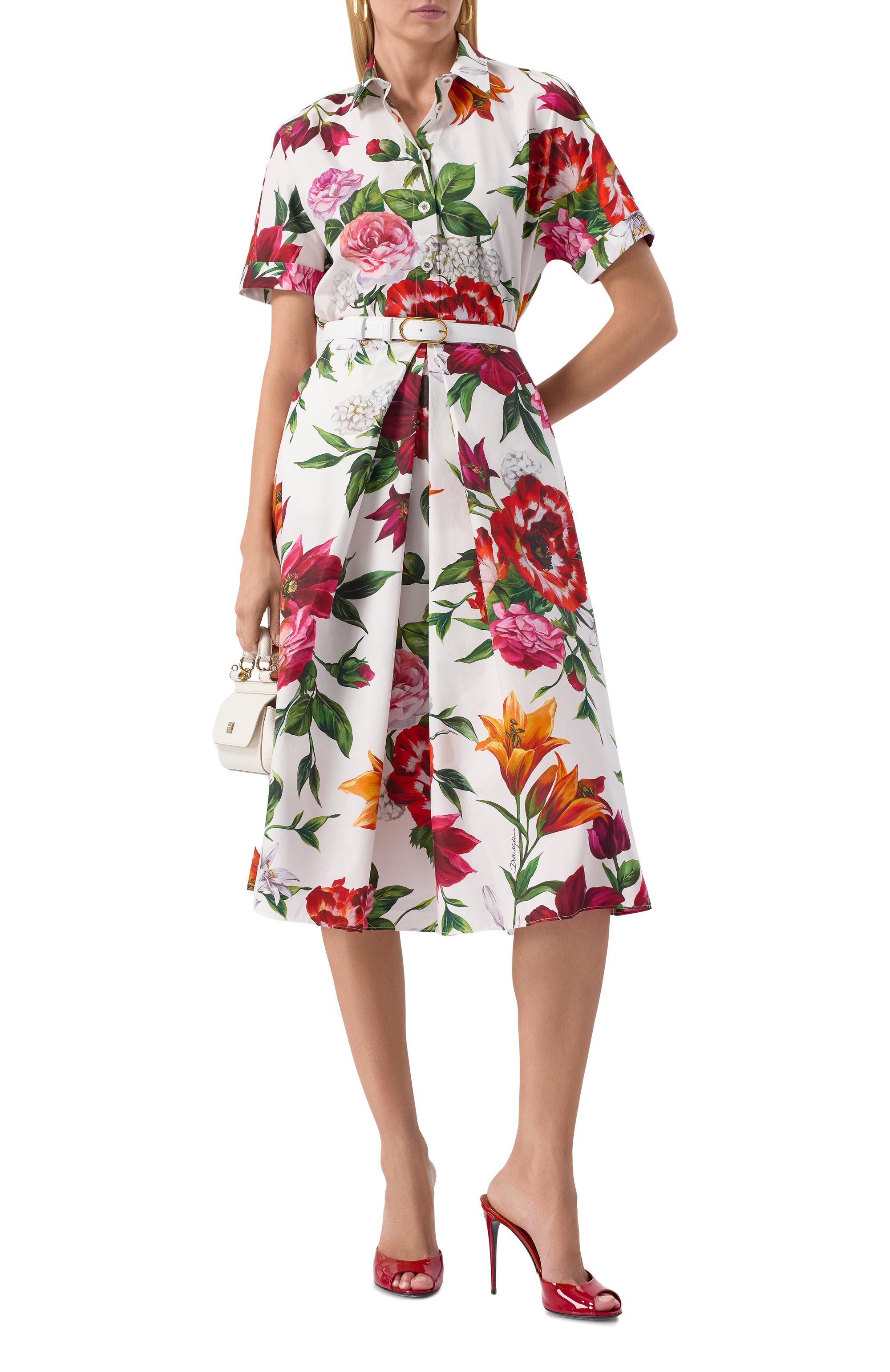 Хлопковая рубашка DOLCE & GABBANA, арт. F5D68T/HS5TQ, фото 2