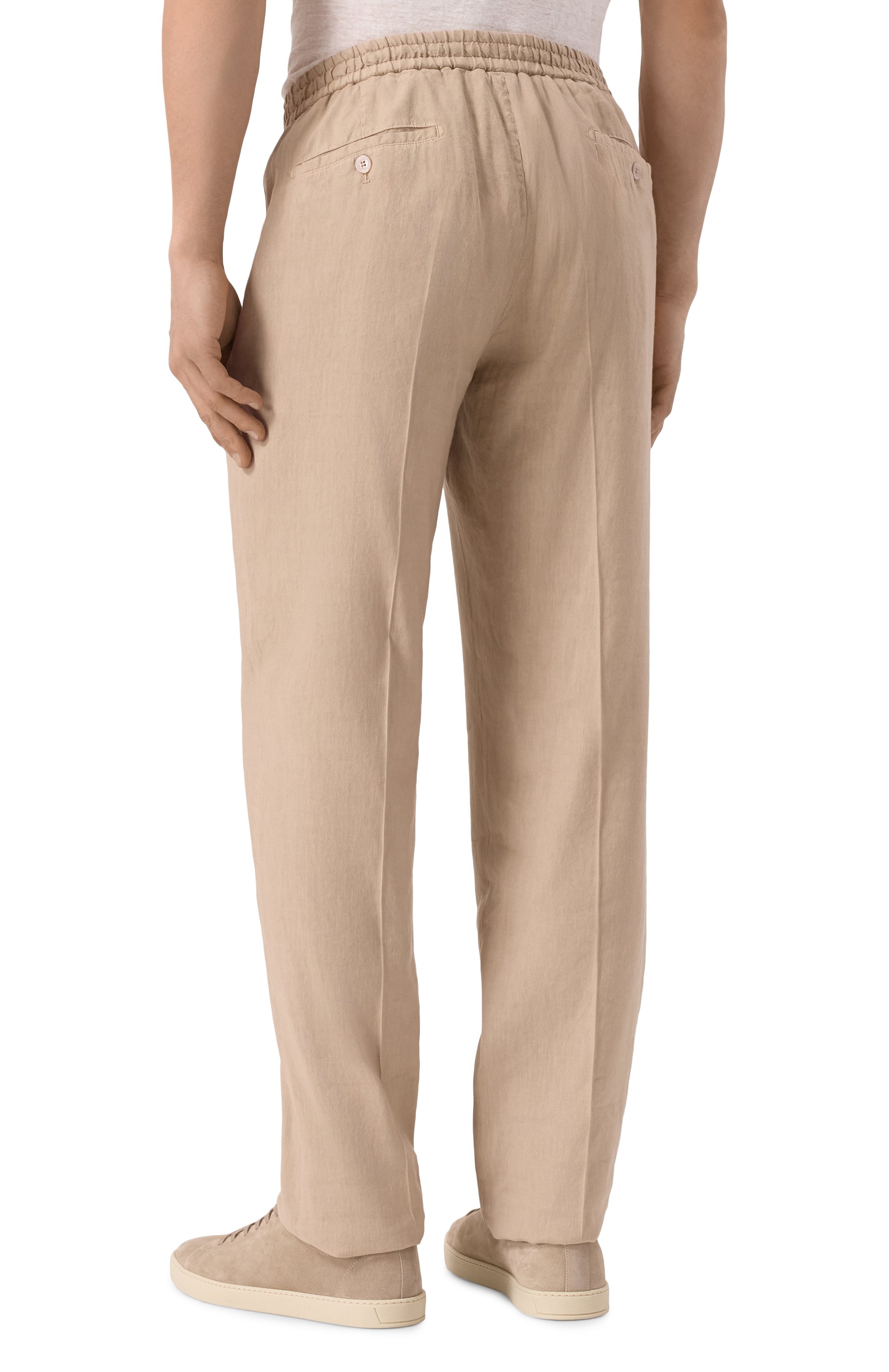 Брюки изо льна и вискозы STEFANO RICCI, арт. M1T3200283/LVI01S, фото 4