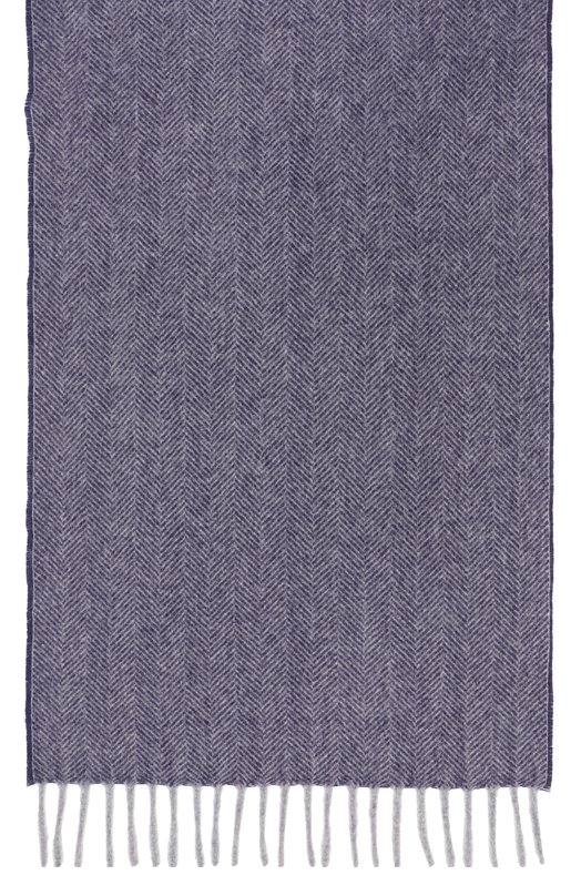 Шарф из шерсти и кашемира Andrea Campagna 623253 Синий  623253 Фото 4