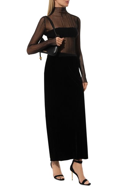 Замшевые босоножки uma BALMAIN, арт. AN1UH742LCMK, фото 2