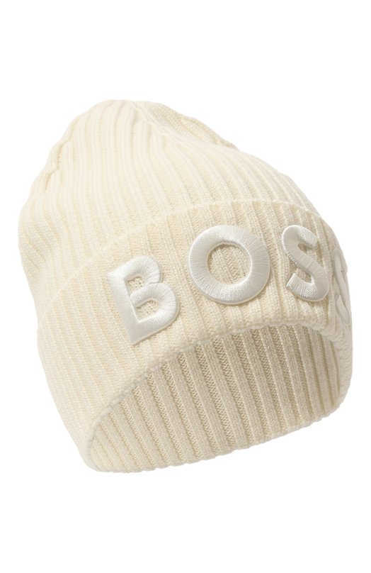Шерстяная шапка BOSS 50497815 Кремовый 50497815
