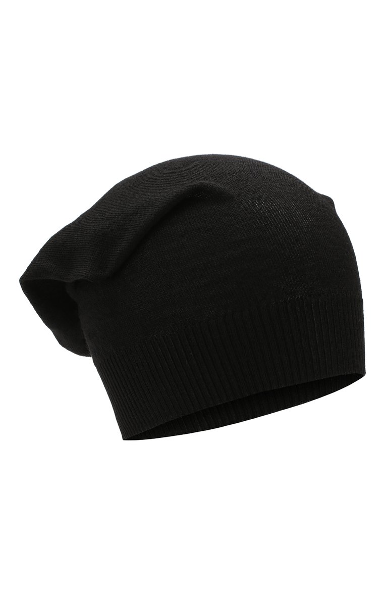 Мужская шерстяная шапка RICK OWENS черного цвета, арт. RU20S7493/M | Фото 1 (Материал: Шерсть, Текстиль; Кросс-КТ: Трикотаж; Нос: Не проставлено)
