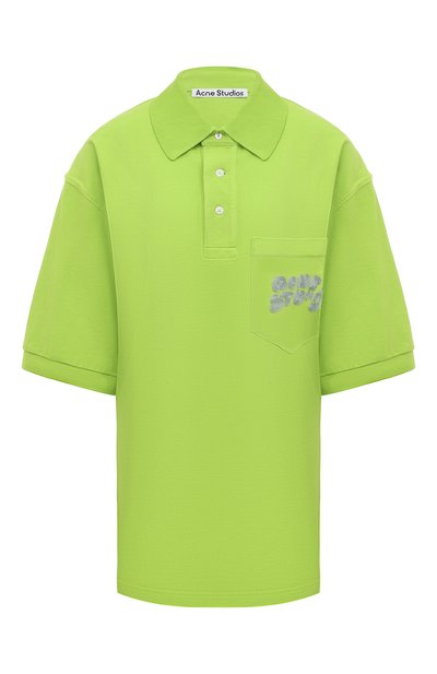 Женское хлопковое поло ACNE STUDIOS, арт. FN-MN-TSHI000425