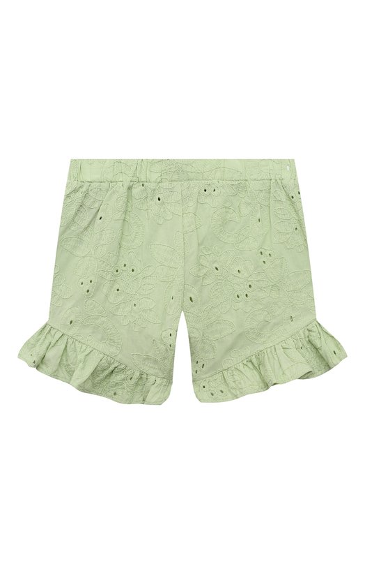 Хлопковые шорты Trussardi junior Зелёный, фото 2