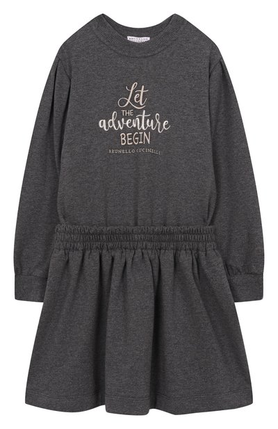 Хлопковое платье BRUNELLO CUCINELLI, арт. BH827A324B