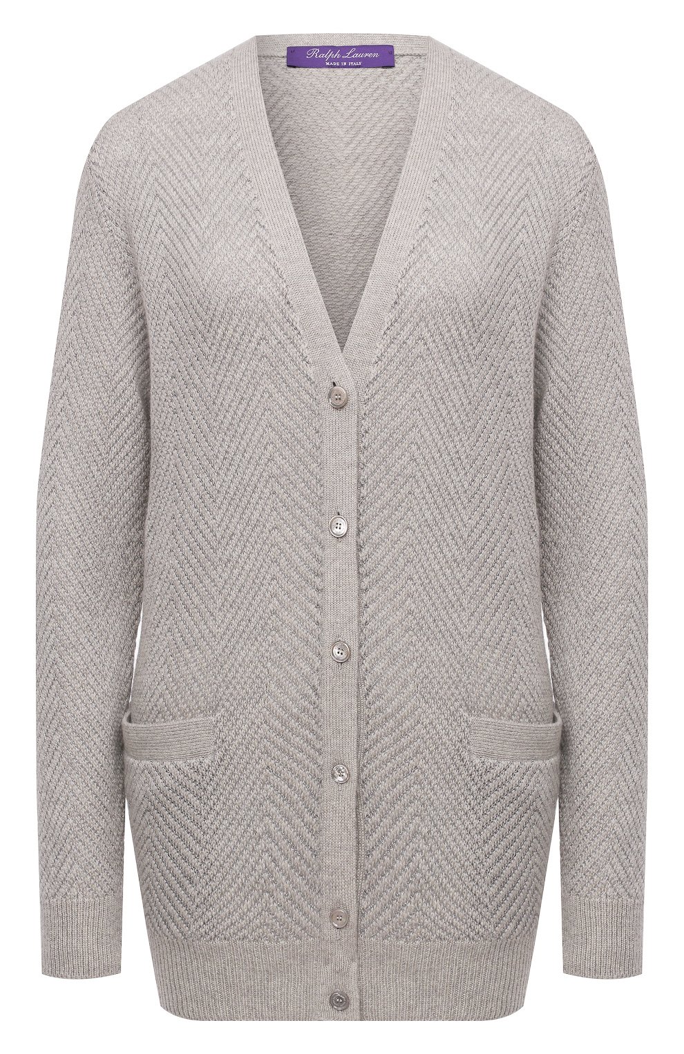 Кардиган из кашемира и вискозы RALPH LAUREN серого цвета по цене 158000 руб., арт. 290817716, фото 1 Кардиган из кашемира и вискозы RALPH LAUREN, арт. 290817716, фото 1
