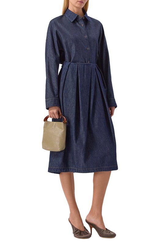 Джинсовая юбка Dries Van Noten 130863/3385 Синий  130863/3385 Фото 2