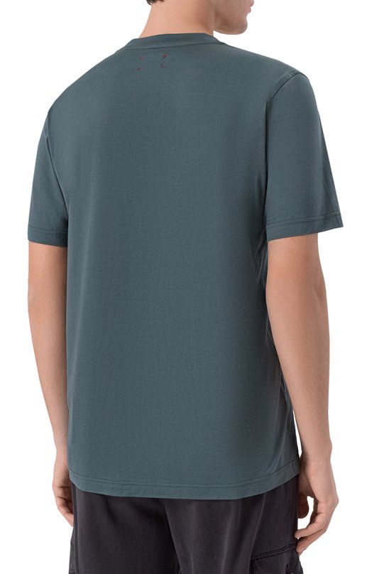 Хлопковая футболка Kiton UMK0721K325 Зелёный  UMK0721K325 Фото 4