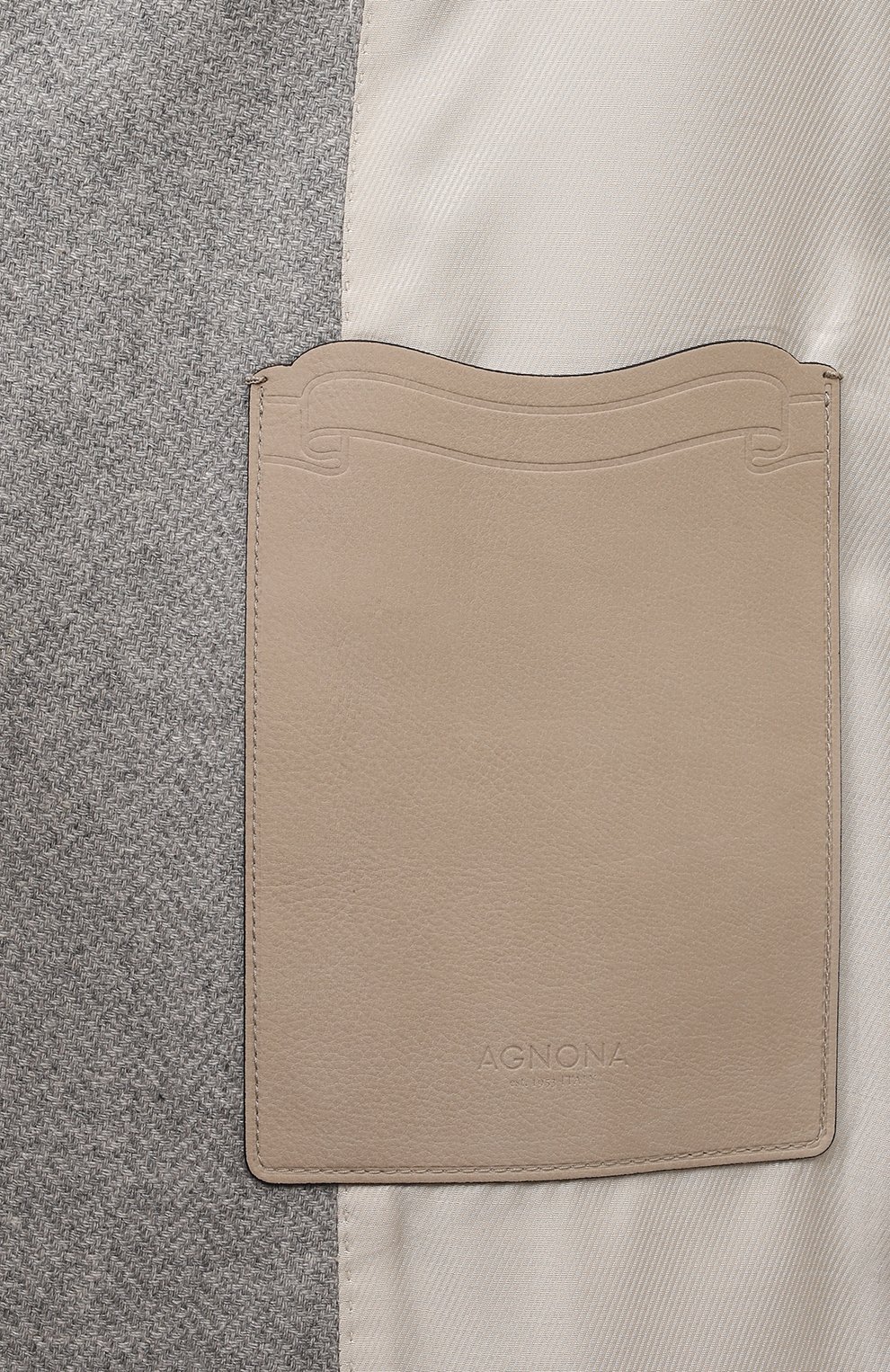 Пиджак из кашемира и шелка AGNONA серого цвета по цене 283500 руб., арт. TX08U2E/R7008E, фото 8 Пиджак из кашемира и шелка AGNONA, арт. TX08U2E/R7008E, фото 8