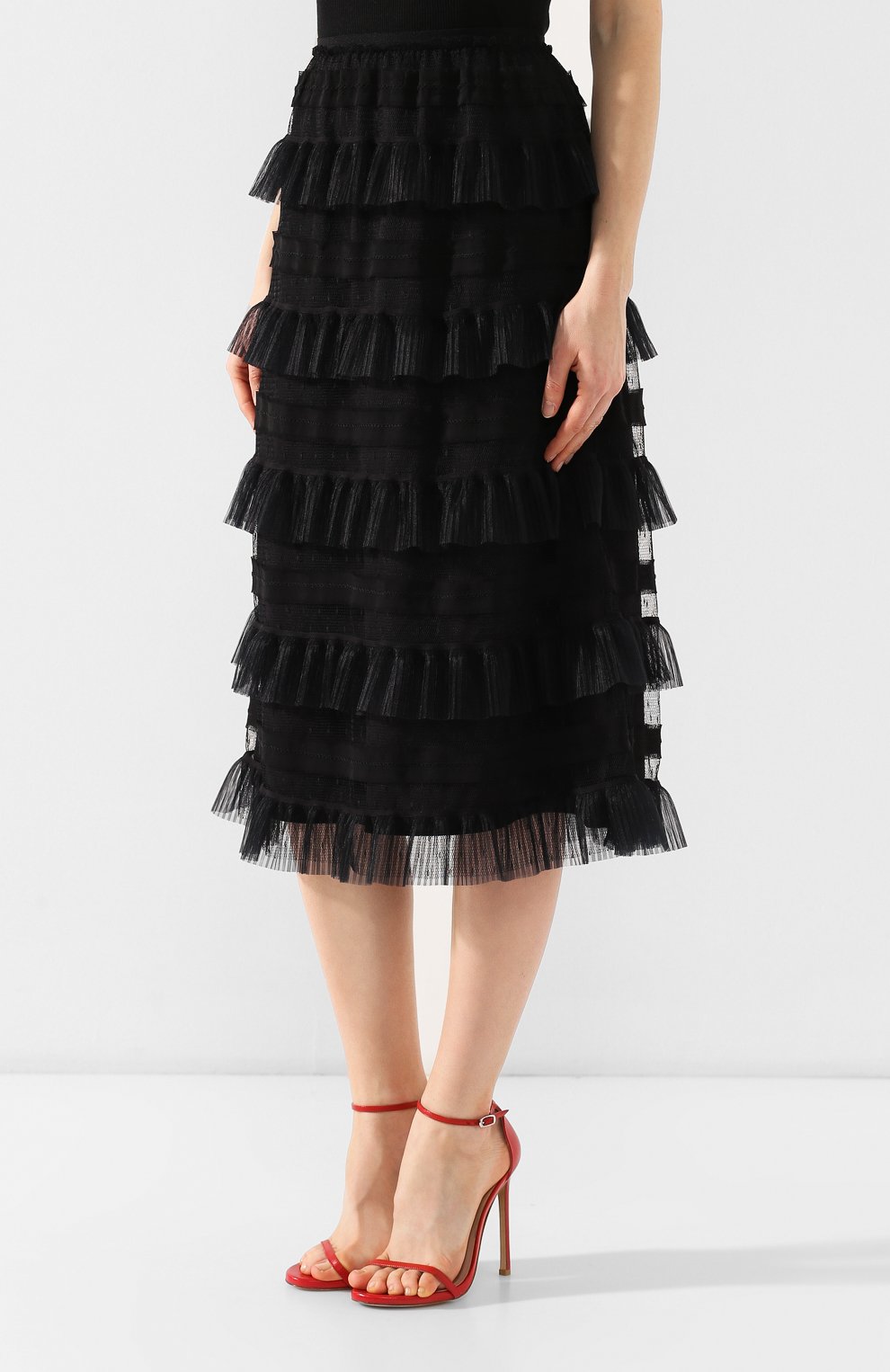 Юбка с оборками REDVALENTINO, арт. RR0RA00D/ARM, фото 3