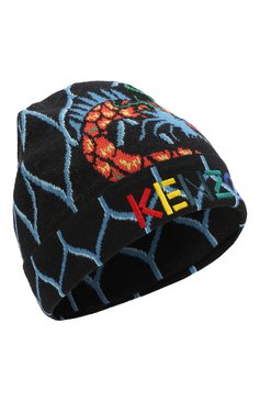 Детского хлопковая шапка KENZO разноцветного цвета, арт. KP90538 | Фото 1 (Материал: Текстиль, Хлопок; Статус проверки: Проверена категория)
