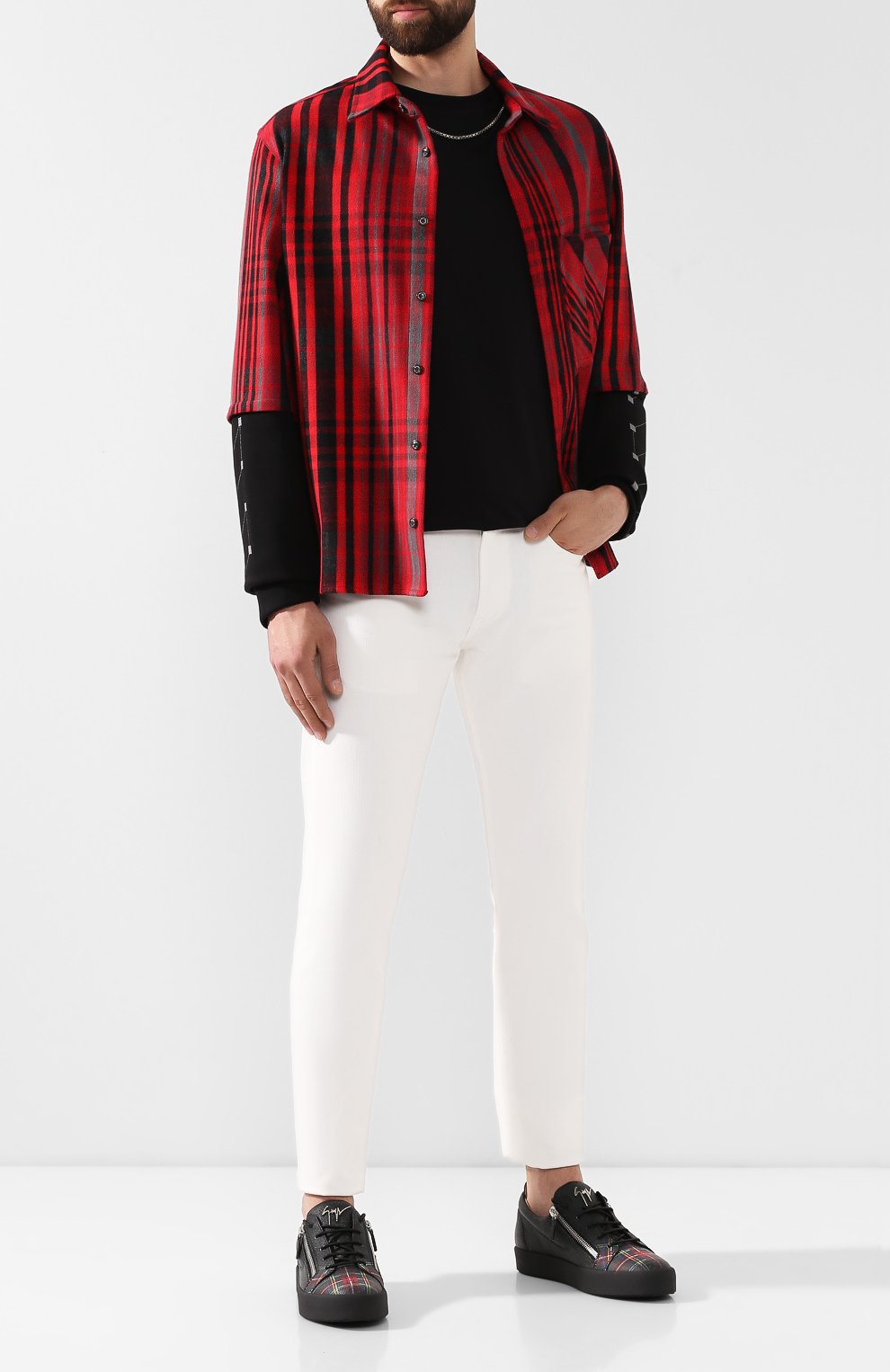 Кеды GIUSEPPE ZANOTTI DESIGN серого цвета по цене 67450 руб., арт. RU90024/001, фото 2 Кеды GIUSEPPE ZANOTTI DESIGN, арт. RU90024/001, фото 2