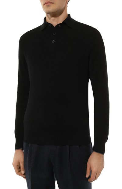 Хлопковое поло BRUNELLO CUCINELLI, арт. M29400105, фото 3