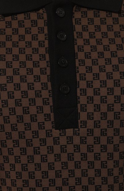 Хлопковое поло BALMAIN, арт. BH0GB070/JH18, фото 5