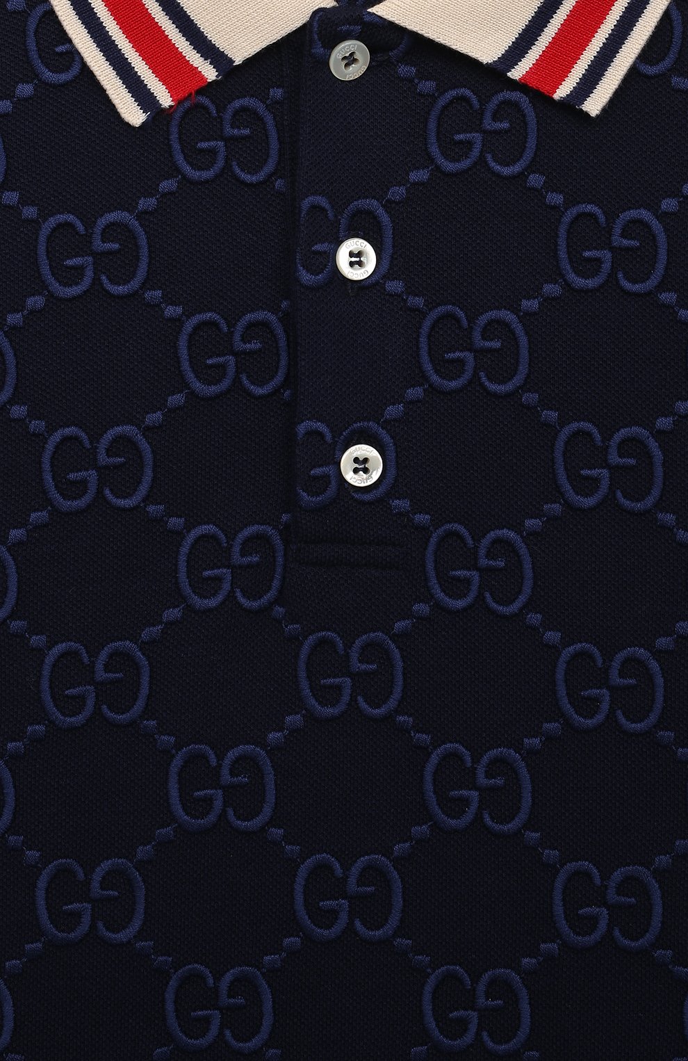 Хлопковое поло GUCCI, арт. 660765/XJDJA, фото 3