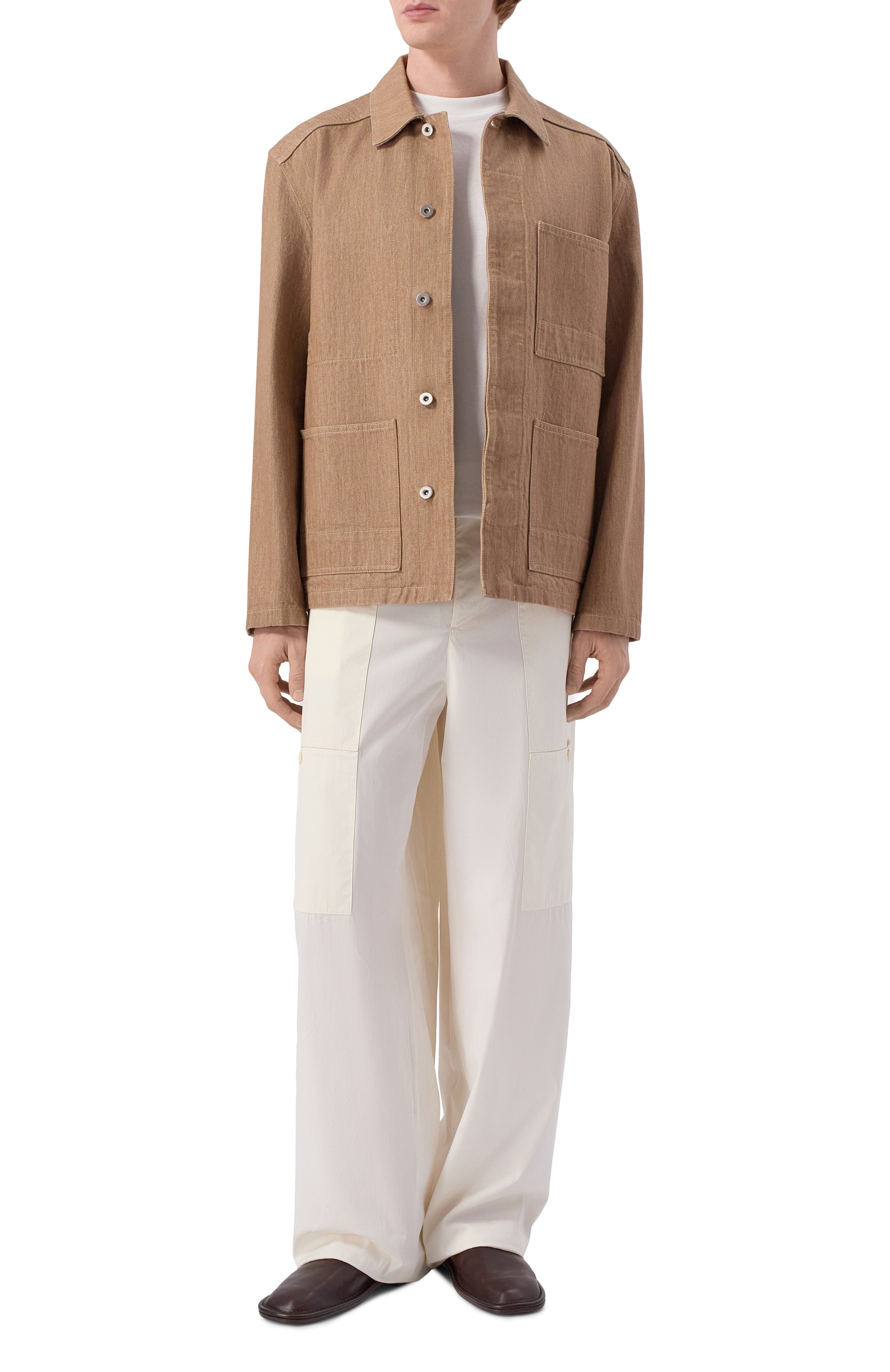 Хлопковые брюки-карго JIL SANDER, арт. J47KA0295/J45292, фото 2