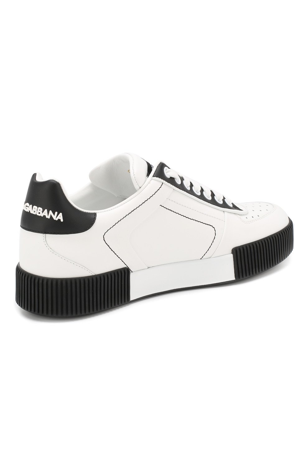 Кожаные кеды miami DOLCE & GABBANA, арт. CS1648/AZ616, фото 4