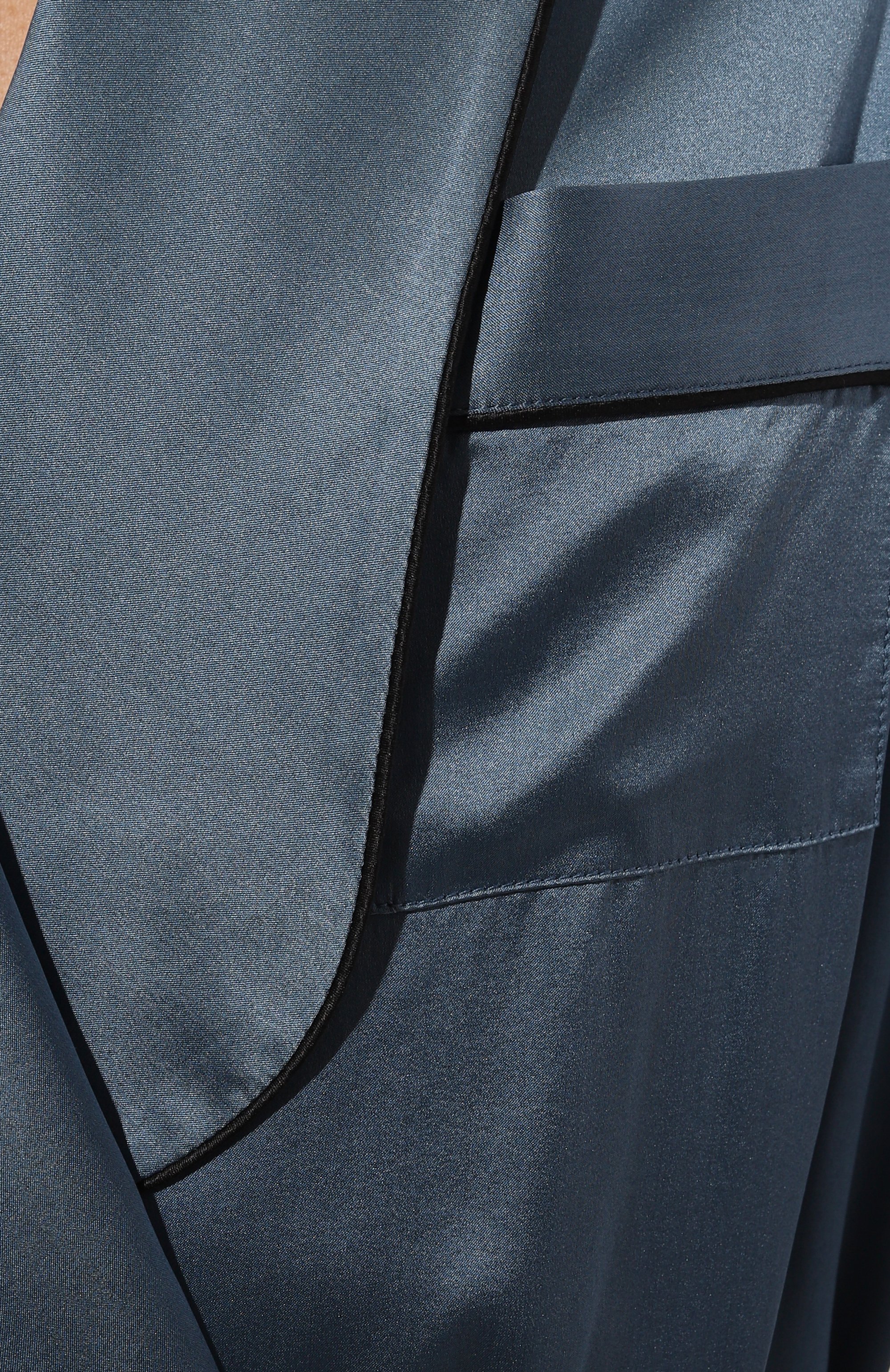 Халат из шелка и вискозы MARJOLAINE, арт. 6VAL2201, фото 5