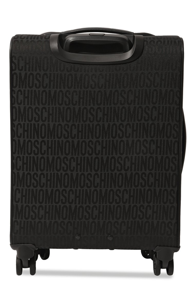 Мужской текстильный чемодан small MOSCHINO черного цвета, арт. 2316MA8601/8268 | Фото 6 (Материал: Текстиль; Драгоценные к�амни: Проставлено; Материал сплава: Проставлено; Размер: small)