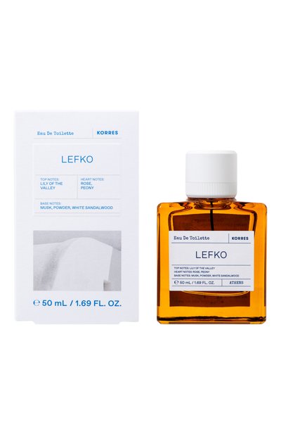 Туалетная вода lefko (50ml) KORRES бесцветного цвета по цене 5990 руб., арт. 5203069123146, фото 2 Туалетная вода lefko (50ml) KORRES, арт. 5203069123146, фото 2