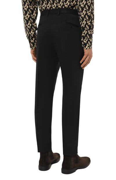 Брюки из шерсти и шелка DOLCE & GABBANA, арт. GP0F2T/FU21E, фото 4
