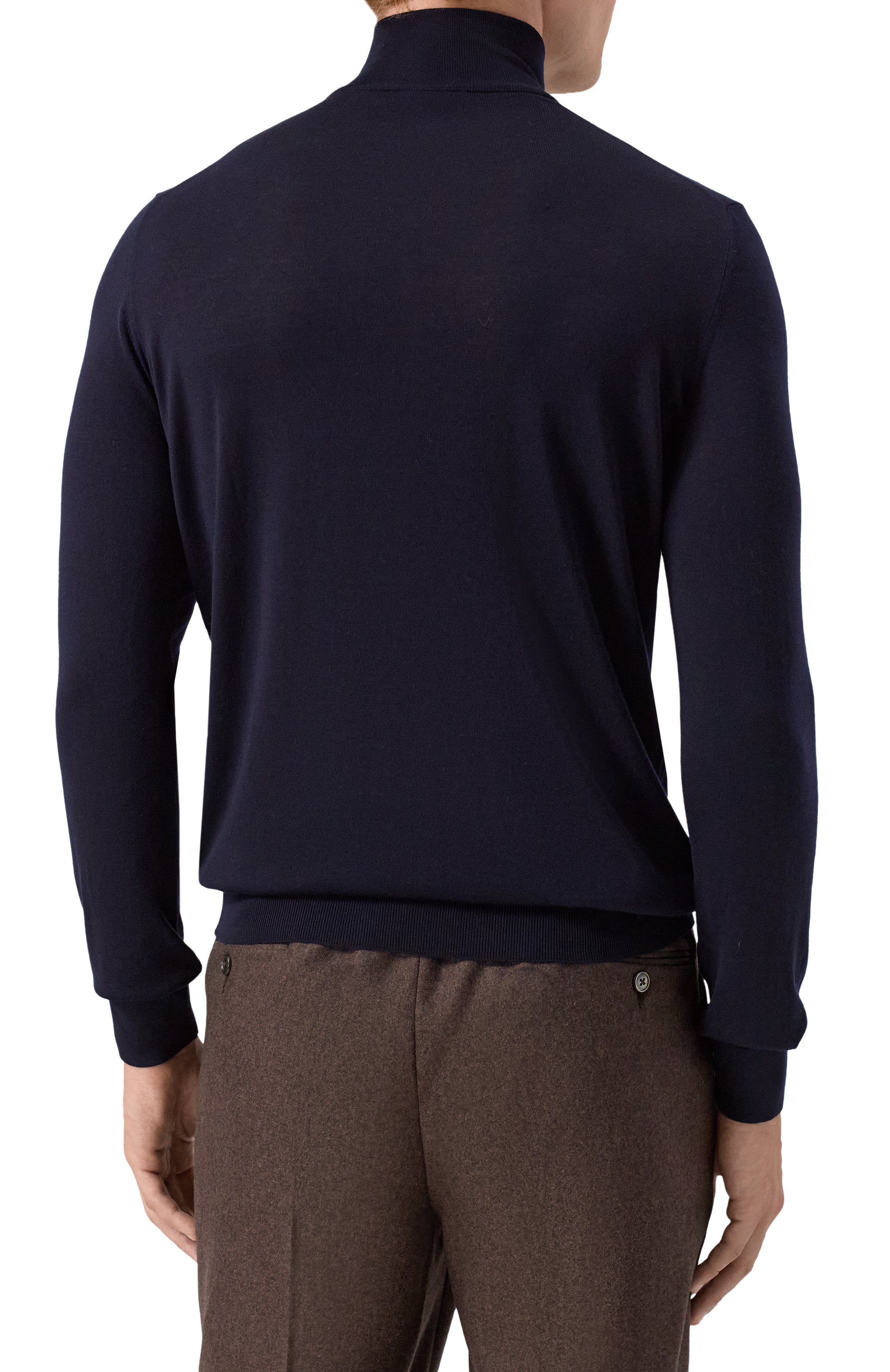 Шерстяной джемпер MVST темно-синего цвета по цене 142500 руб., арт. M0-M25.1MM.K407/44-60, фото 4 Шерстяной джемпер MVST, арт. M0-M25.1MM.K407/44-60, фото 4