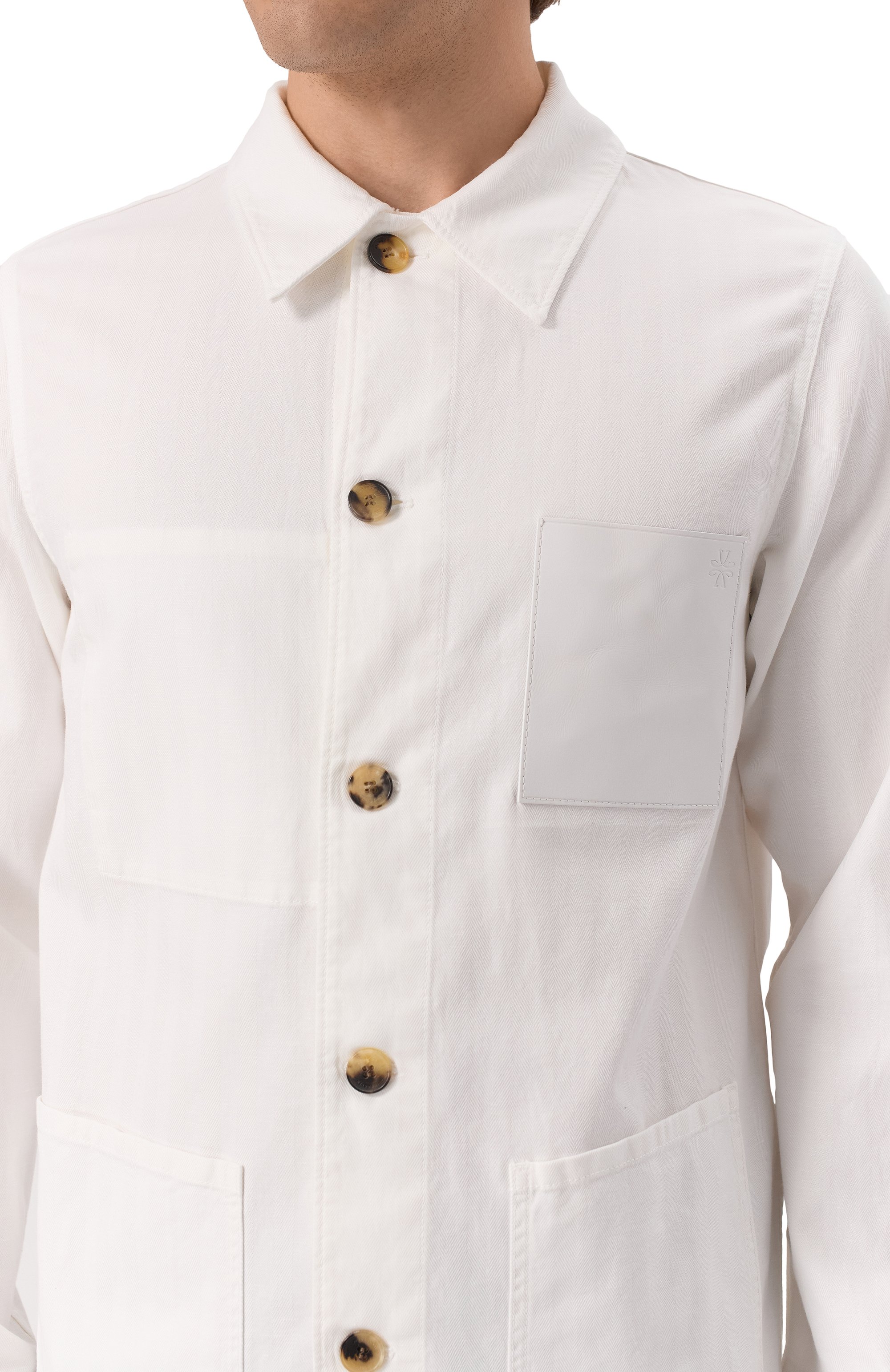 Куртка-рубашка из хлопка и льна JACOB COHEN, арт. 25E P/JUM_E0022 080 S4002 TN, фото 5