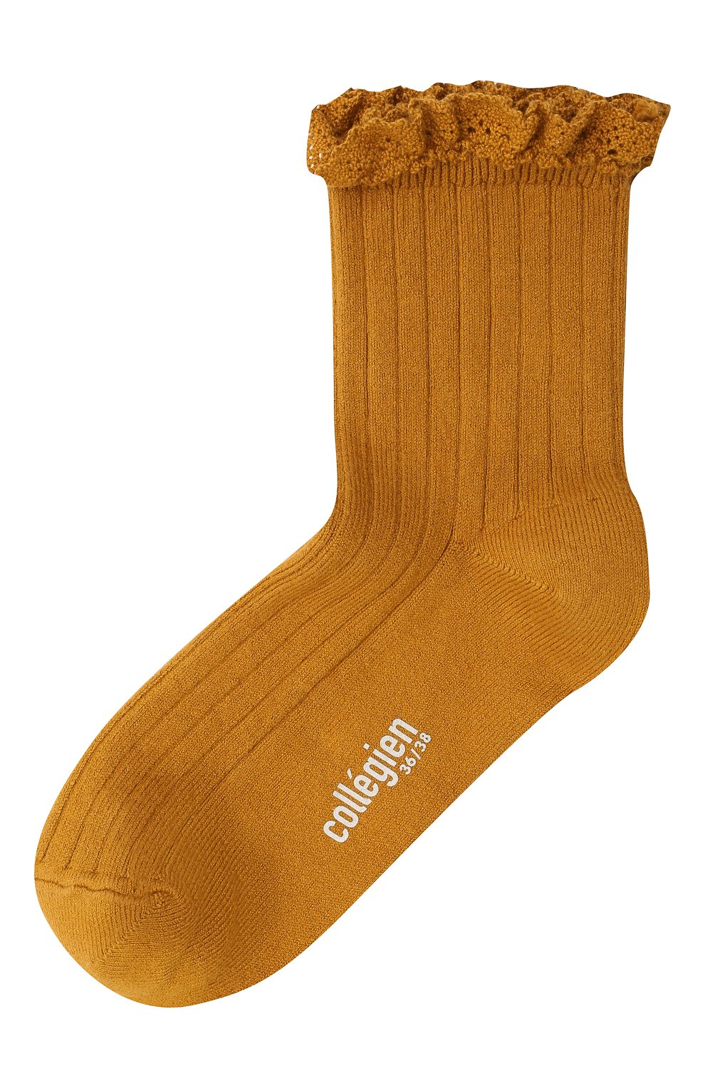 Хлопковые носки COLLEGIEN оранжевого цвета по цене 2135 руб., арт. 3455/36-44, фото 1 Хлопковые носки COLLEGIEN, арт. 3455/36-44, фото 1