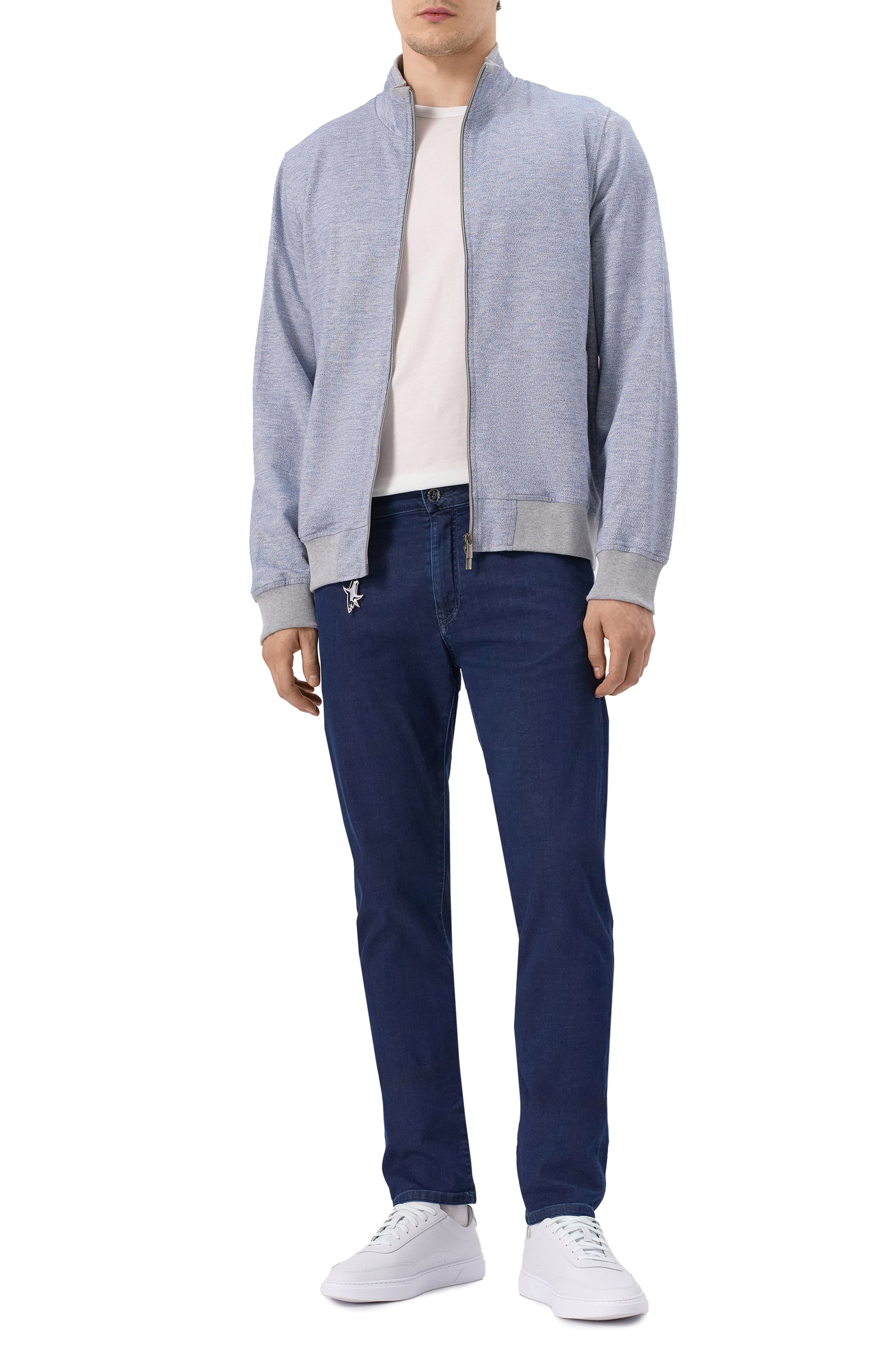 Толстовка изо льна и хлопка ANDREA CAMPAGNA, арт. 16M460.LN00.CAMP., фото 2