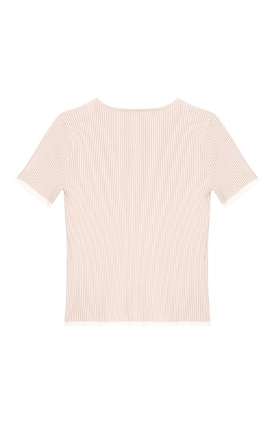 Комплект из футболки и юбки EMPORIO ARMANI светло-бежевого цвета по цене 31750 руб., арт. EG000767/AF22788, фото 3 Комплект из футболки и юбки EMPORIO ARMANI, арт. EG000767/AF22788, фото 3