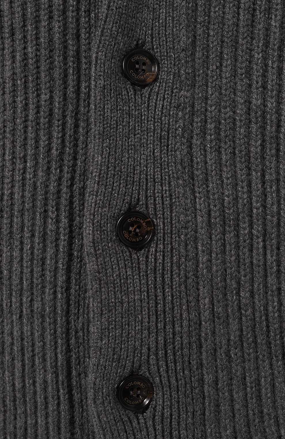 Кашемировый кардиган COLOMBO темно-серого цвета по цене 263500 руб., арт. MA03630/2-26KI, фото 5 Кашемировый кардиган COLOMBO, арт. MA03630/2-26KI, фото 5