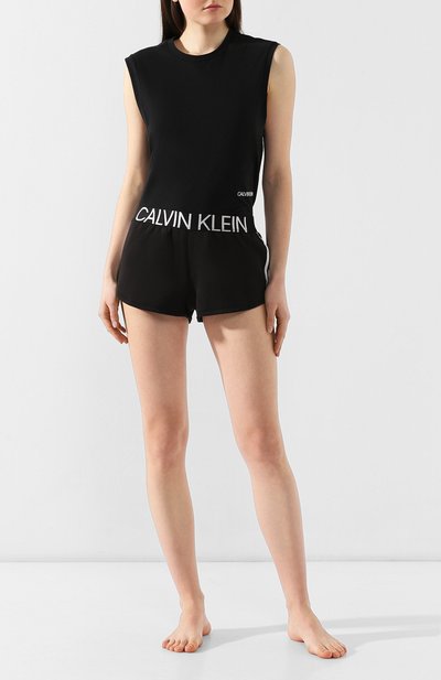 Хлопковые шорты CALVIN KLEIN, арт. QS6260E, фото 2