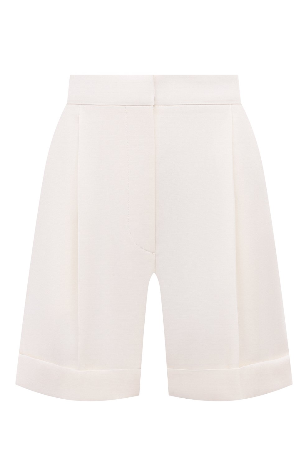 Шерстяные шорты ALEXANDER MCQUEEN белого цвета по цене 271500 руб., арт. 741600/QJACX, фото 1 Шерстяные шорты ALEXANDER MCQUEEN, арт. 741600/QJACX, фото 1