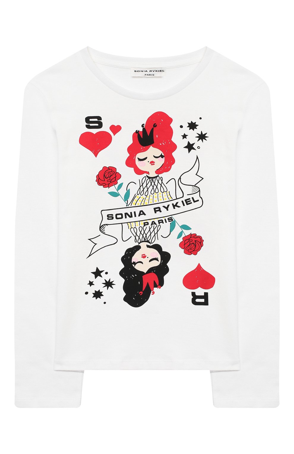Хлопковый лонгслив SONIA RYKIEL ENFANT, арт. 20W1TS19, фото 1