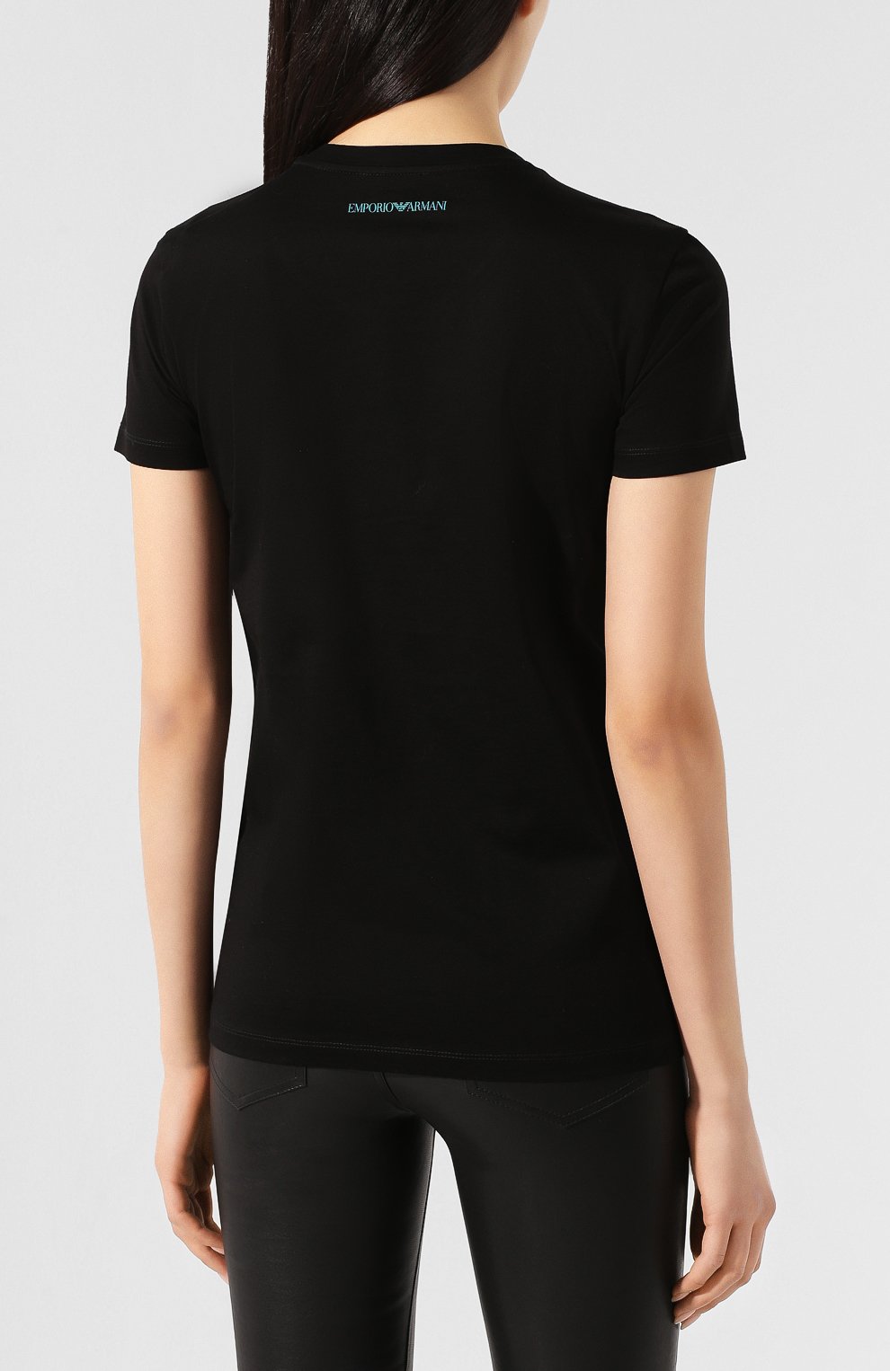 Хлопковая футболка EMPORIO ARMANI, арт. 3H2T7H/2J95Z, фото 4