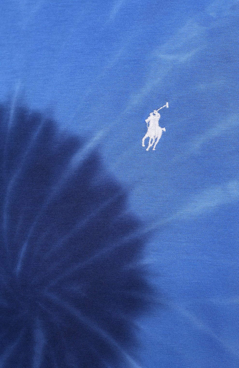 Хлопковая футболка POLO RALPH LAUREN синего цвета по цене 9420 руб., арт. 211838150, фото 5 Хлопковая футболка POLO RALPH LAUREN, арт. 211838150, фото 5