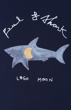 Мужская хлопковая футболка PAUL&SHARK темно-синего цвета, арт. 25411089 | Фото 6 (Рукава: Короткие; Длина (для топов): Стандартные; Материал внешний: Хлопок; Стили: Кэжуэл; Принт: С принтом; Мужское Кросс-КТ: Футболка-одежда; Кросс-КТ: Джерси)