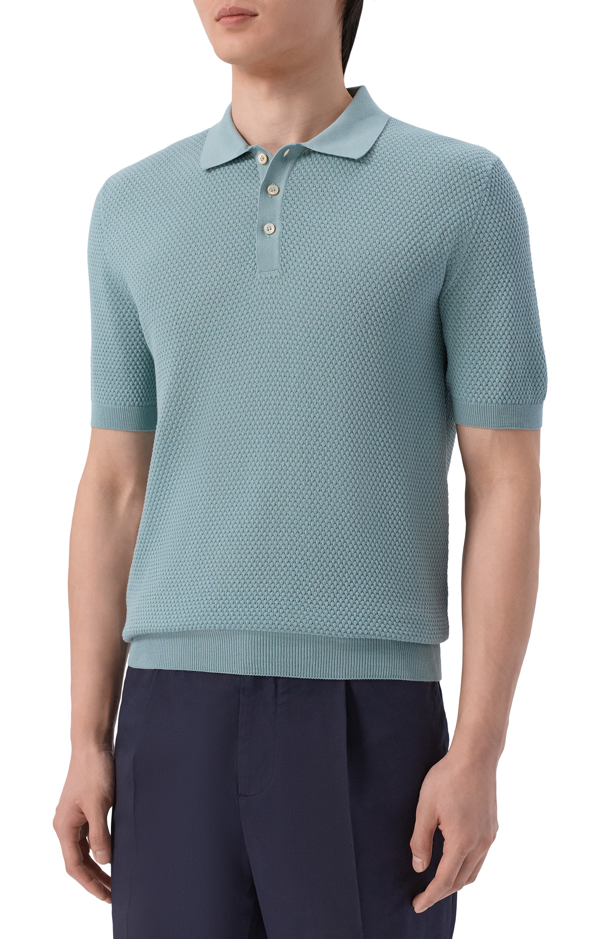 Хлопковое поло GRAN SASSO, арт. 57113/20620, фото 3