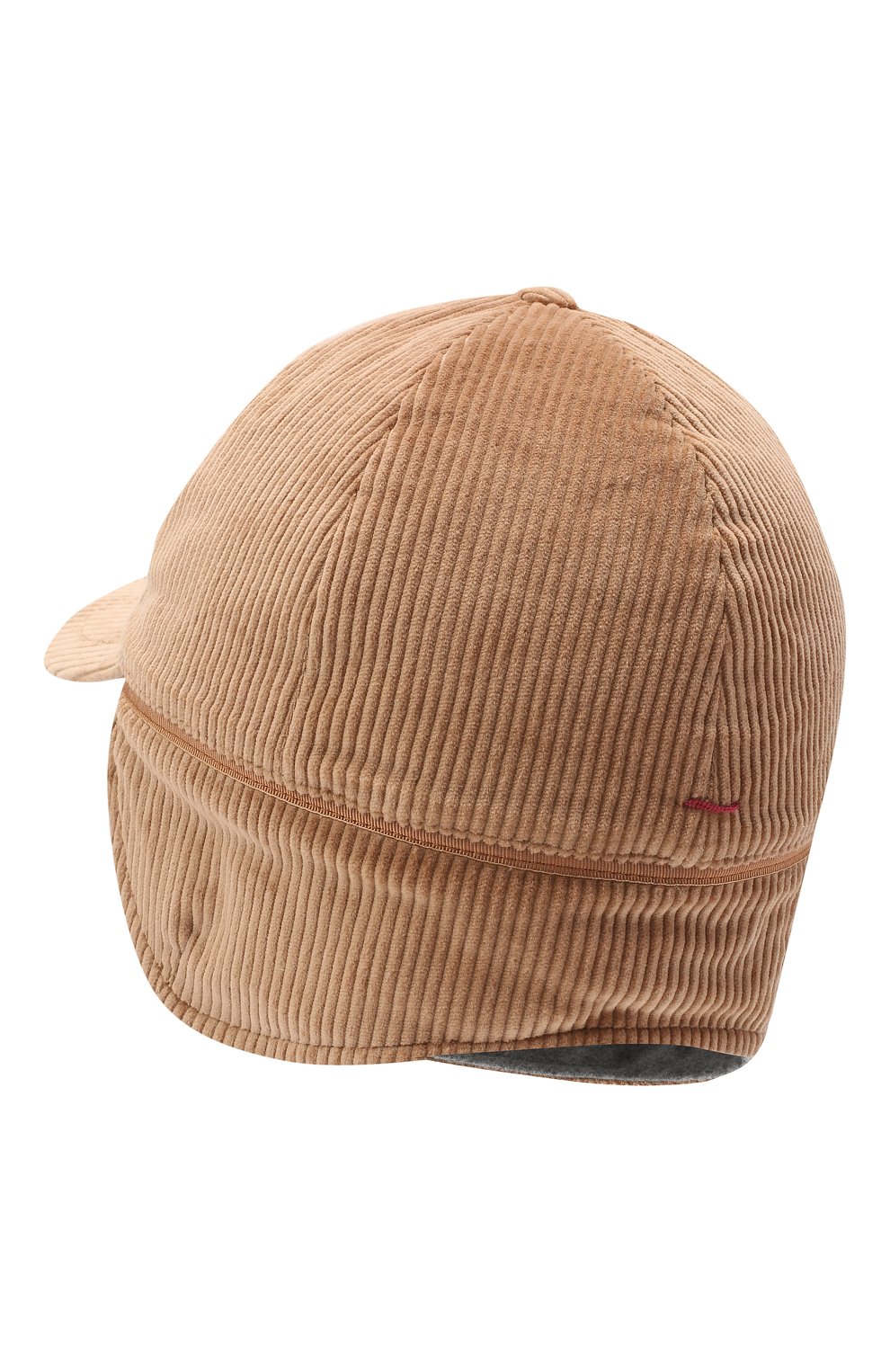 Вельветовая бейсболка BRUNELLO CUCINELLI бежевого цвета по цене 33100 руб., арт. BE233W307B, фото 2 Вельветовая бейсболка BRUNELLO CUCINELLI, арт. BE233W307B, фото 2