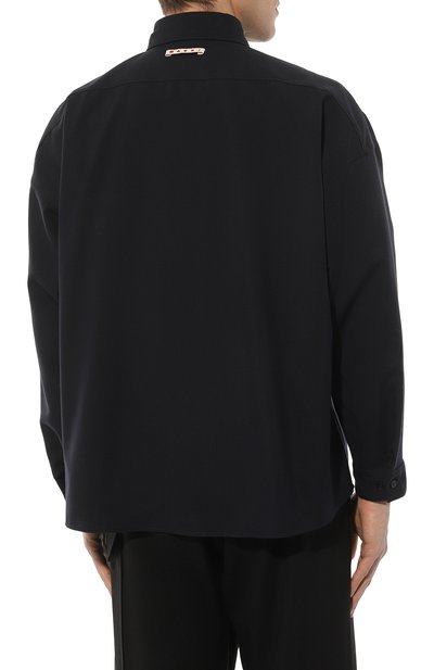 Шерстяная рубашка MARNI, арт. CUMU0061A3/TW839, фото 4